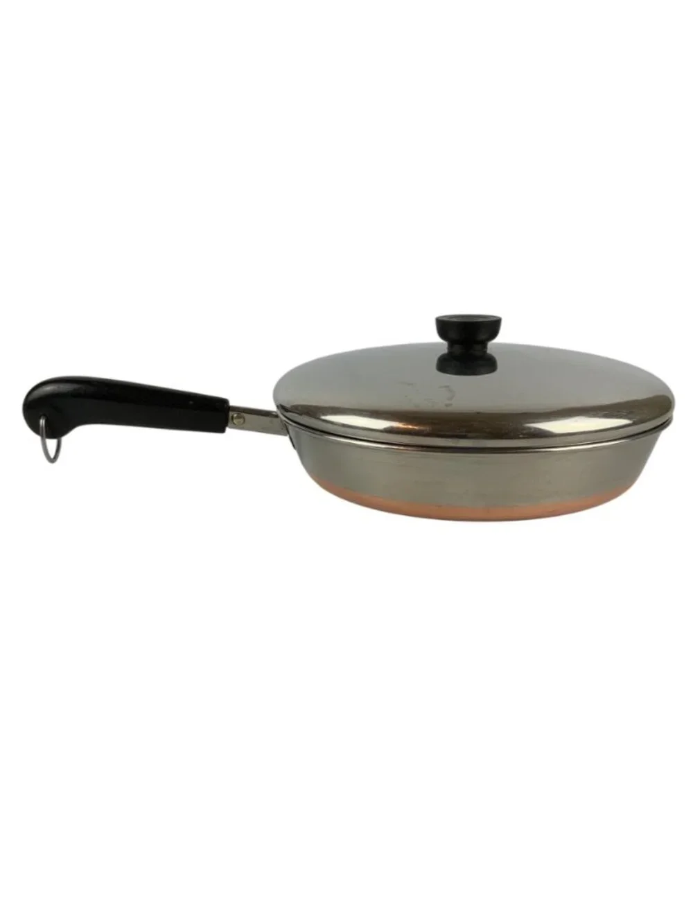 Revere Ware 1801 Copper Clad Stainless Steel 10 inch Skillet Frying Pan & Lid